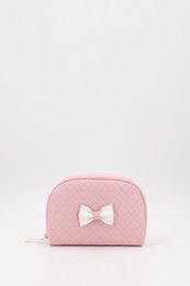 Padded Synthetic Necessaire Bow PVC