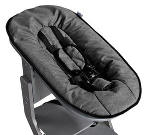 tiSsi® baby attachment beech GRAY - cover anthracite for high chair