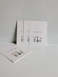 Thou shalt live high folding card
