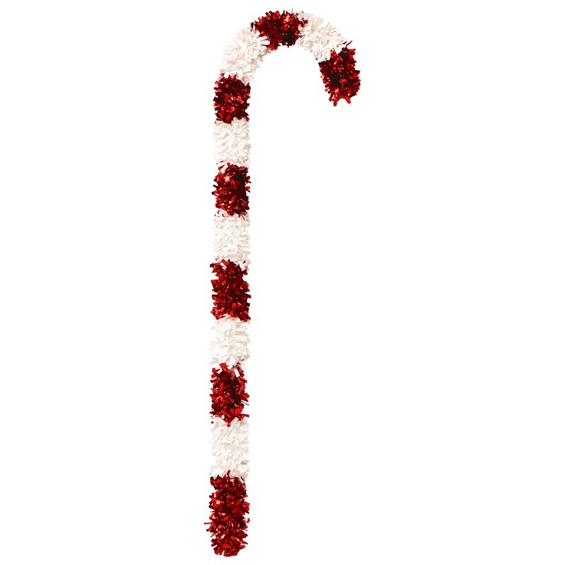 Candy cane tinsel