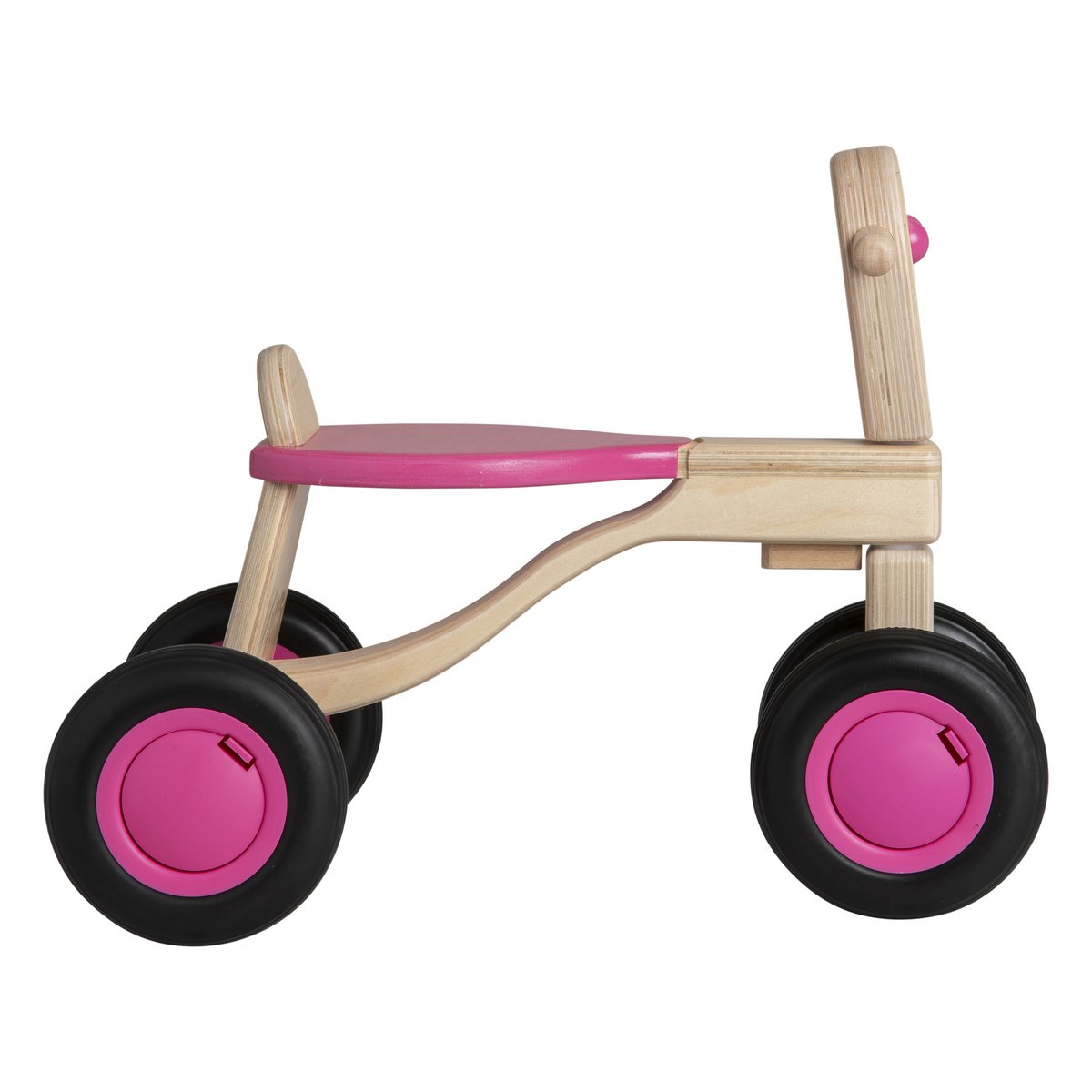 Van Dijk Toys Berken Houten Balance Bike From 1 Year - Pink