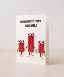 Mother's Day Postal Card – Building Brick