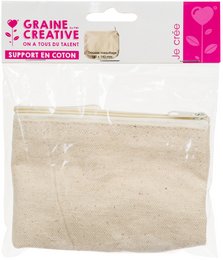 COTTON MAKE UP BAG 180x140mm -