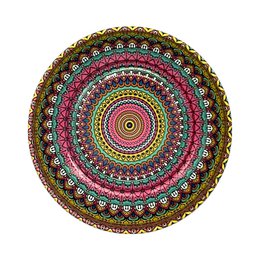 Metalen kom - Mandala 2 - medium - 9 cm