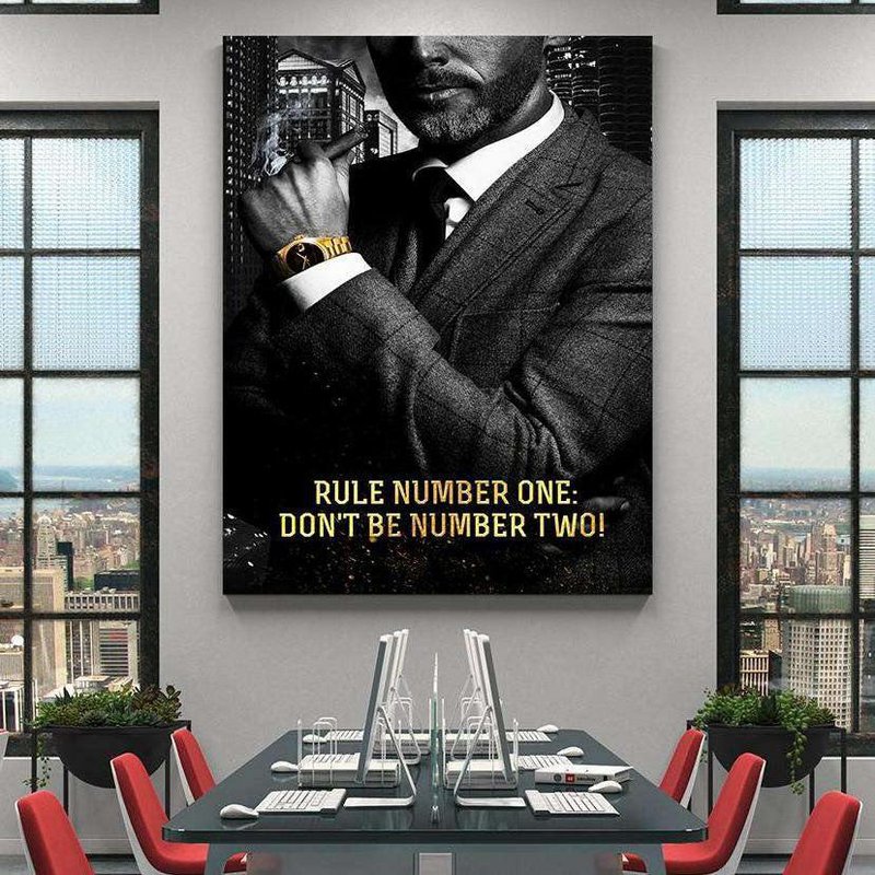 DON'T BE NUMBER TWO! - Alu-Dibond-Bild