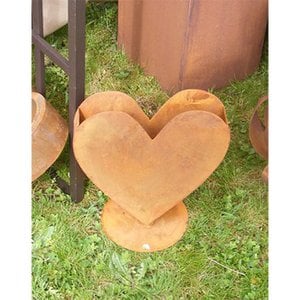 Rusty plant heart "Hilde" | Mother's Day decoration heart | Vintage garden decoration