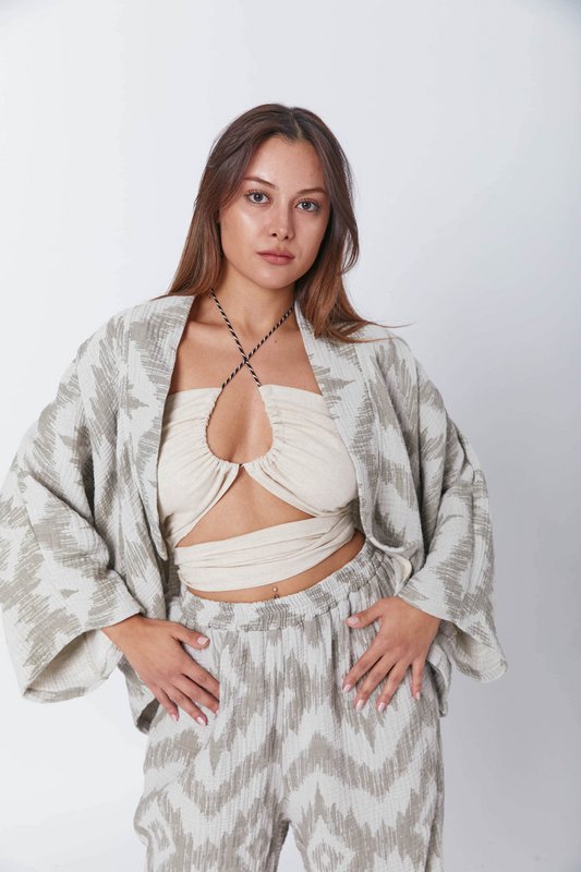 Guru Green Muslin Jacket