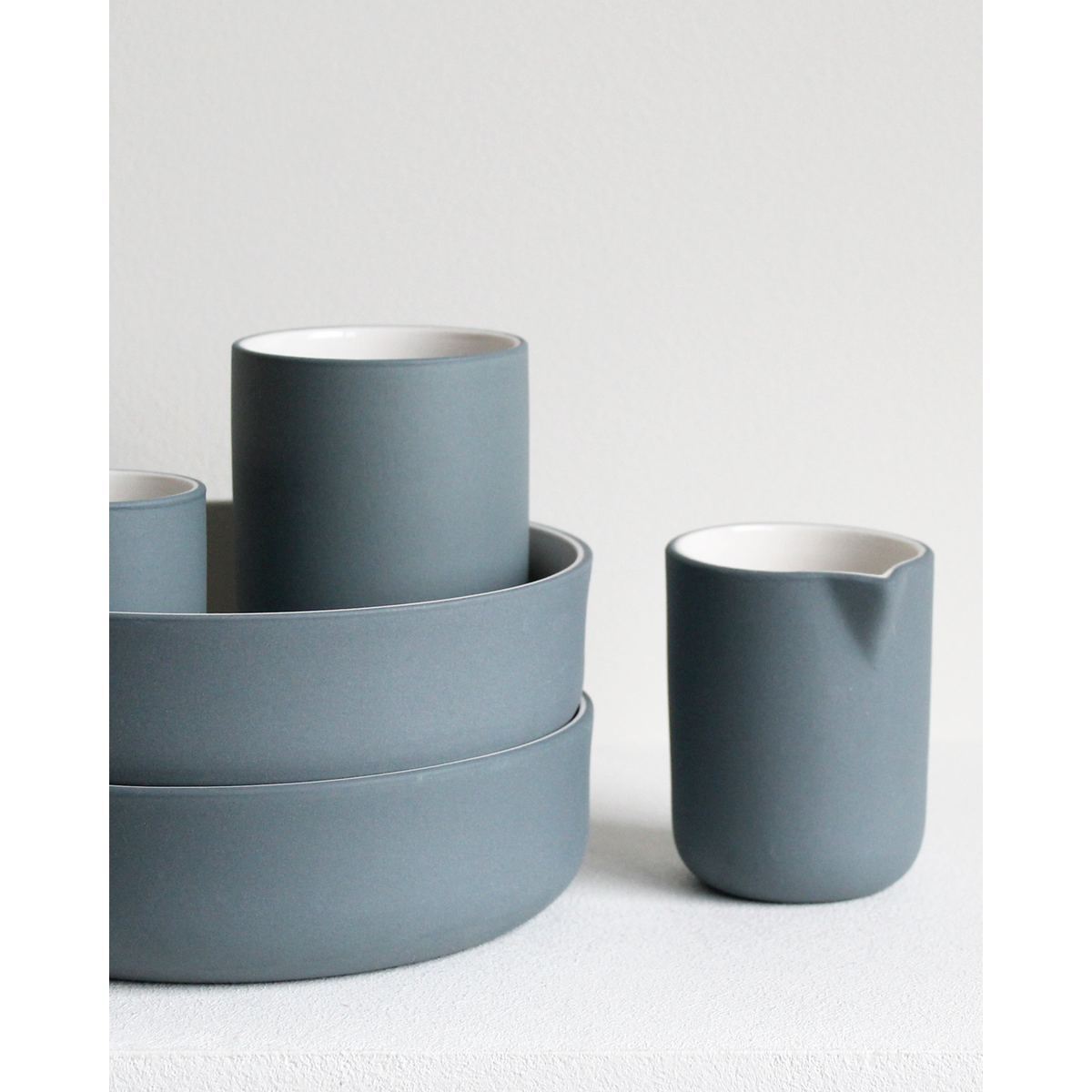Bowl Fundament | blågrøn/hvid
