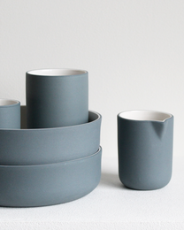 Bowl Fundament | blågrøn/hvid