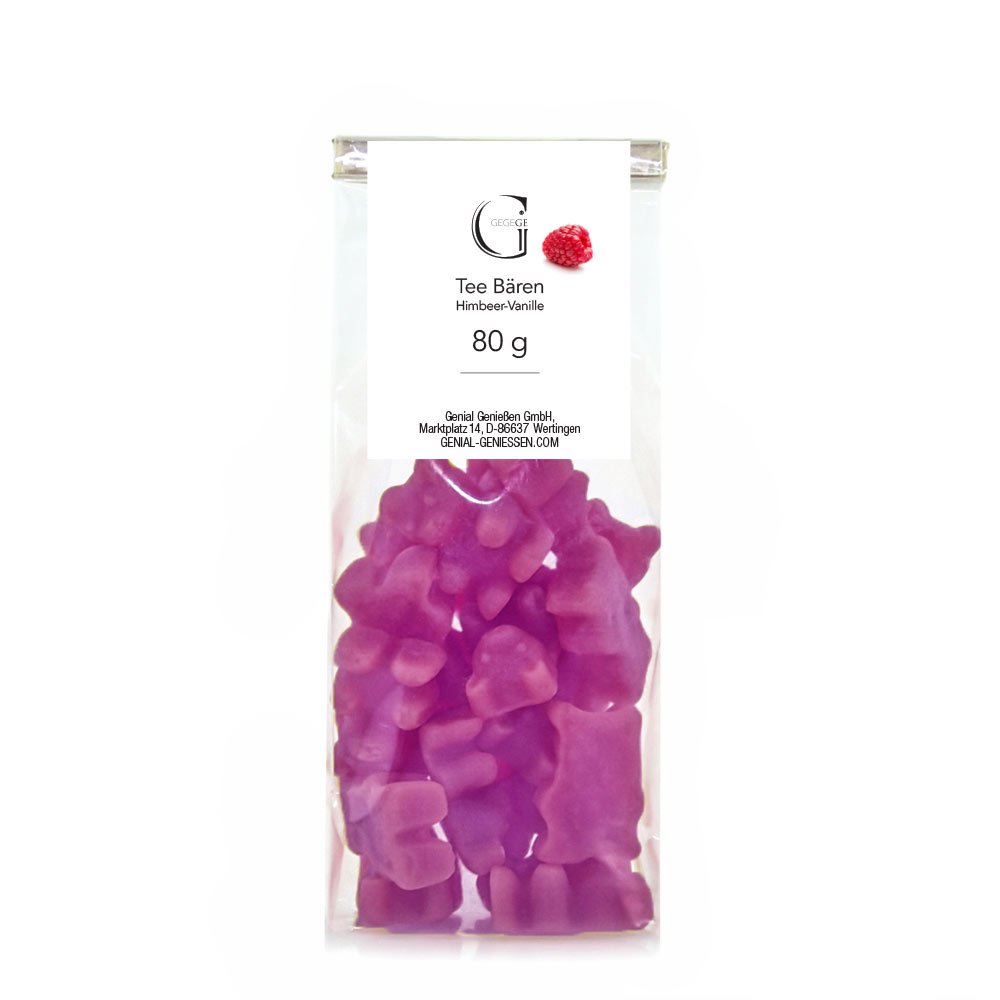 Tea Bears® – Lampone Vaniglia 80g