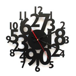 Decorizzly® Zahlen Wanduhr
