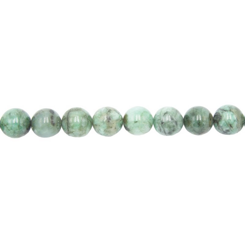Filo di smeraldo - Pietre sferiche da 12 mm
