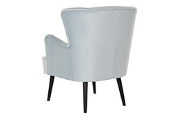 POLTRONA IN METALLO POLIESTERE 76X76X82 AZZURRO MB190879