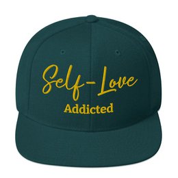 Chapeau Snapback Self Love Addicted avec broderie