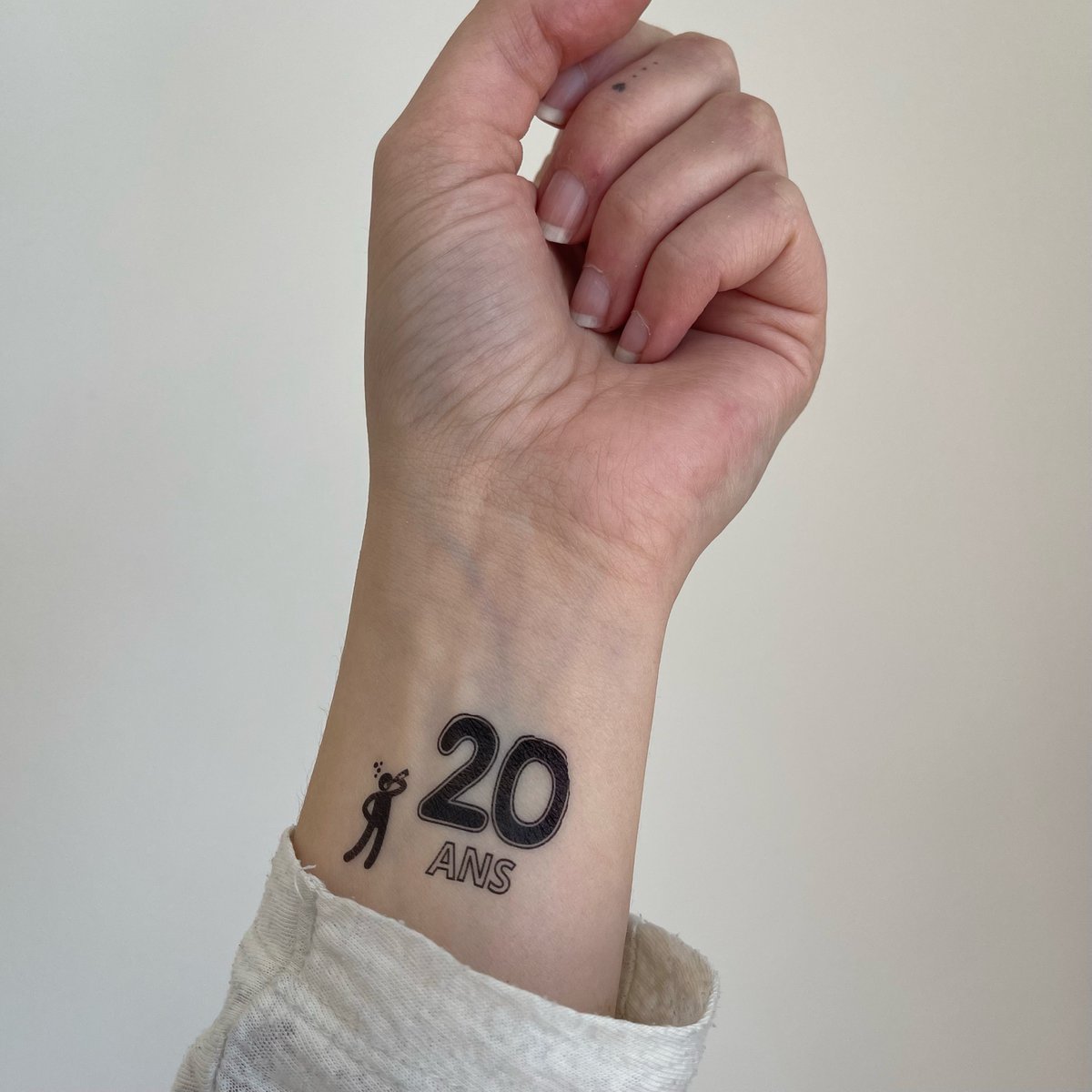 Tatuaggio temporaneo Sioou 20 anni x5
