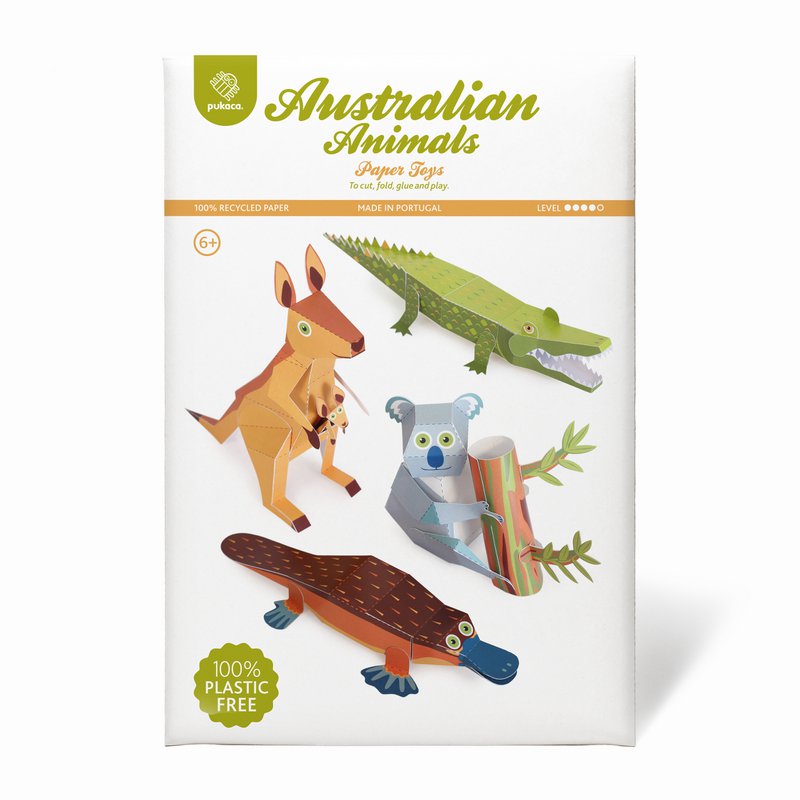 Australian Animals Paper Toys