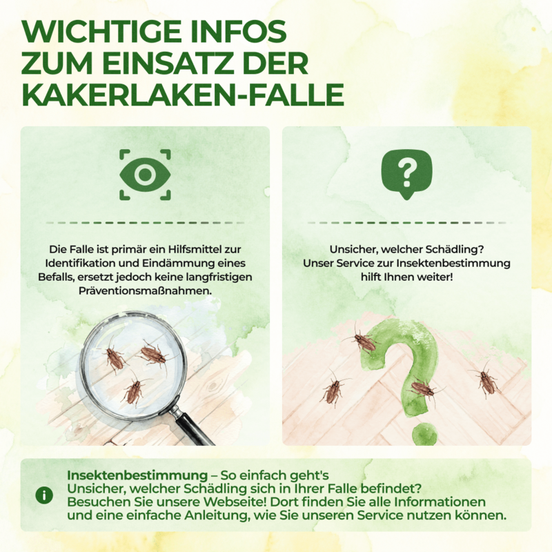 Kakerlaken / Schaben Falle