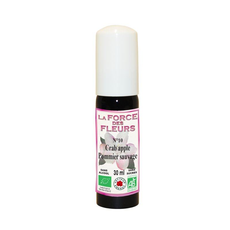 La forza dei fiori N10 Giaccia di mela selvatica/mela* 30ml Spray - NF