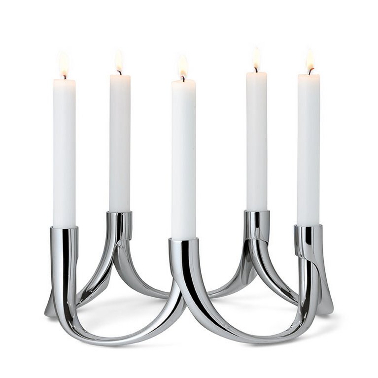 Bow 2 pcs candle holder