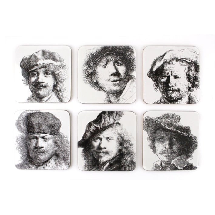 Coasters , Selfportraits, Rembrandt