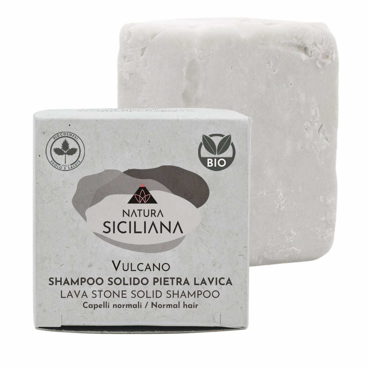 Solid Shampoo Lava Stone voor normaal haar