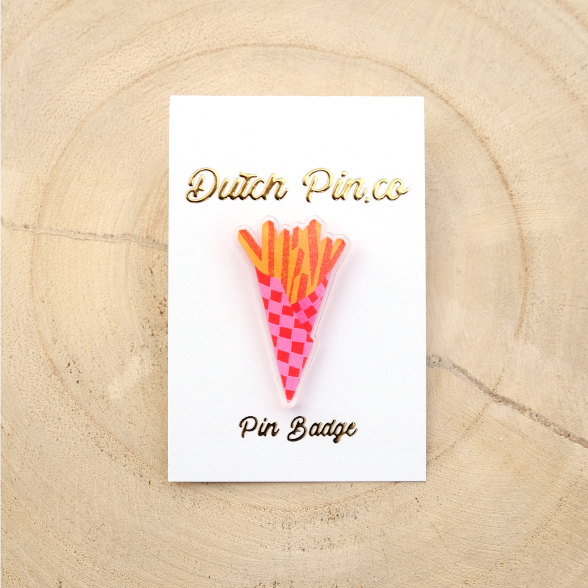 Spilla a cono di patatine fritte