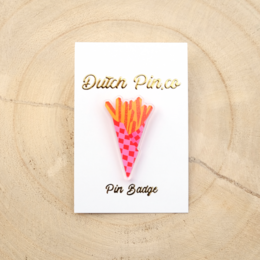 Insigne de broche de cône de frites