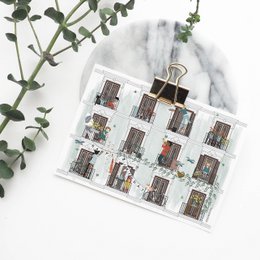 greeting card 'four seasons' - spring