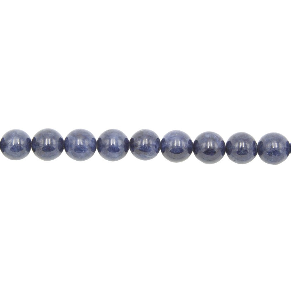 Fil Saphir - Pierres boules 10mm