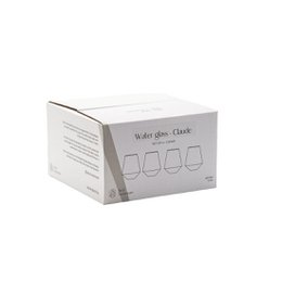 Water glasses Claude, set of 4, clear