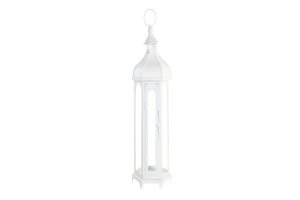 FAROLA METALLKRISTAL 20X17X55 BLANCO FA192877