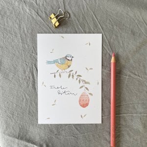 Osterkarte, Ostergrußkarte, Postkarte Ostern, Ostergeschenk, Kleinigkeit zu Ostern