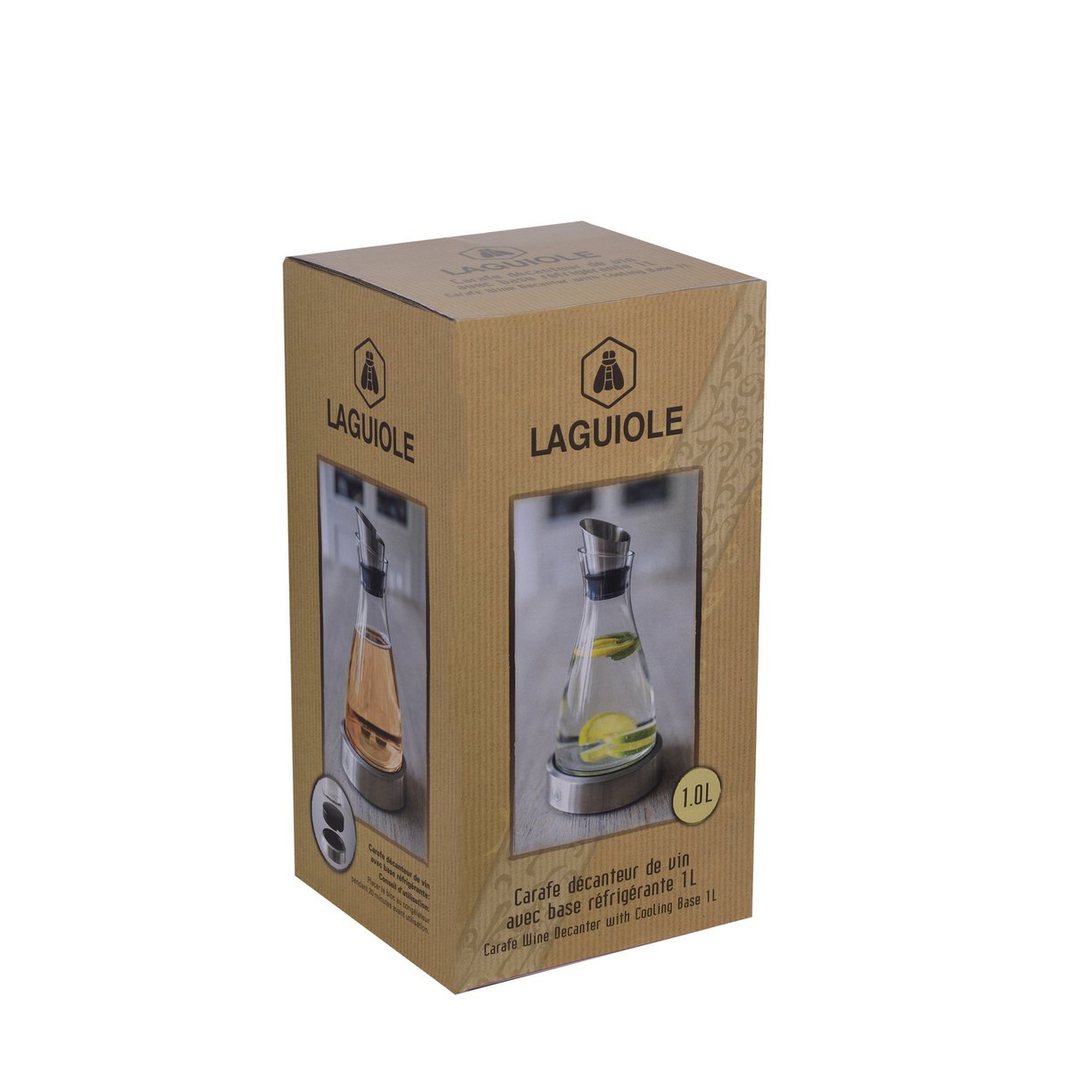 Carafe in glass 1.78ml, 22x12 cm