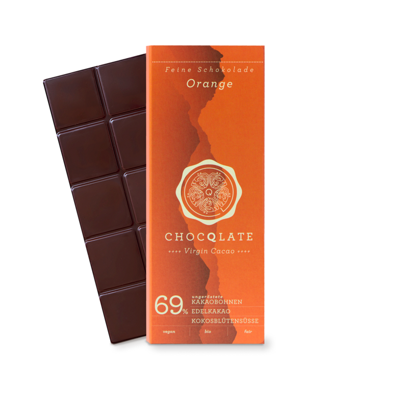 CHOCQLATE chocolate orgánico NARANJA