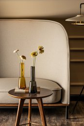 Große Vase im modernen Retro-Design, tiefgraue Farbe, TYLER14 grau