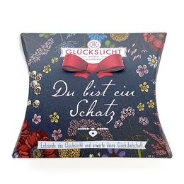 Lykkelys / I en gaveæske med udskåret sløjfe 🎀 / Vintage / Du er en skat