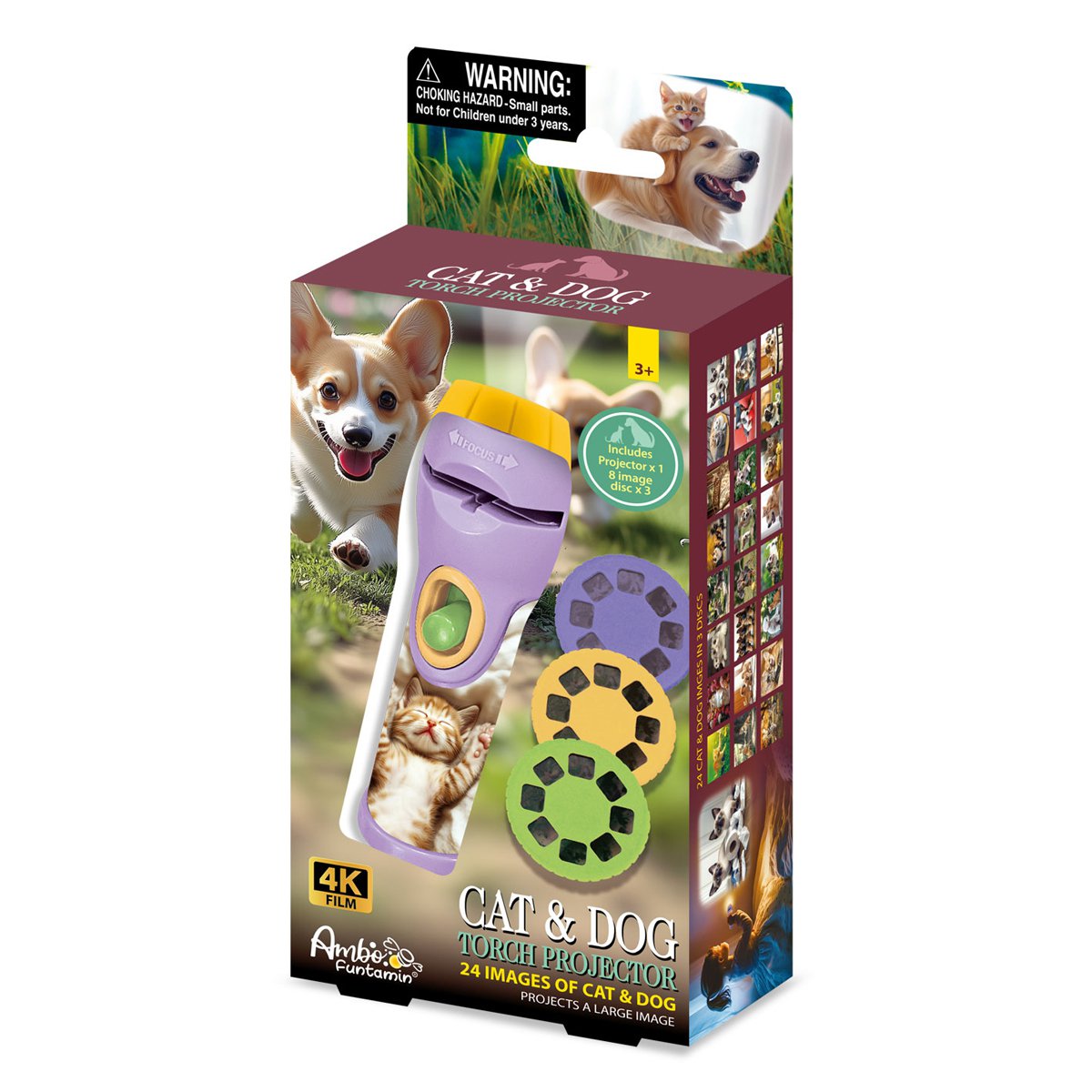 Torch Projector Light - Cats and Dogs
