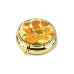 Pillendose, Sonnenblumen, Van Gogh