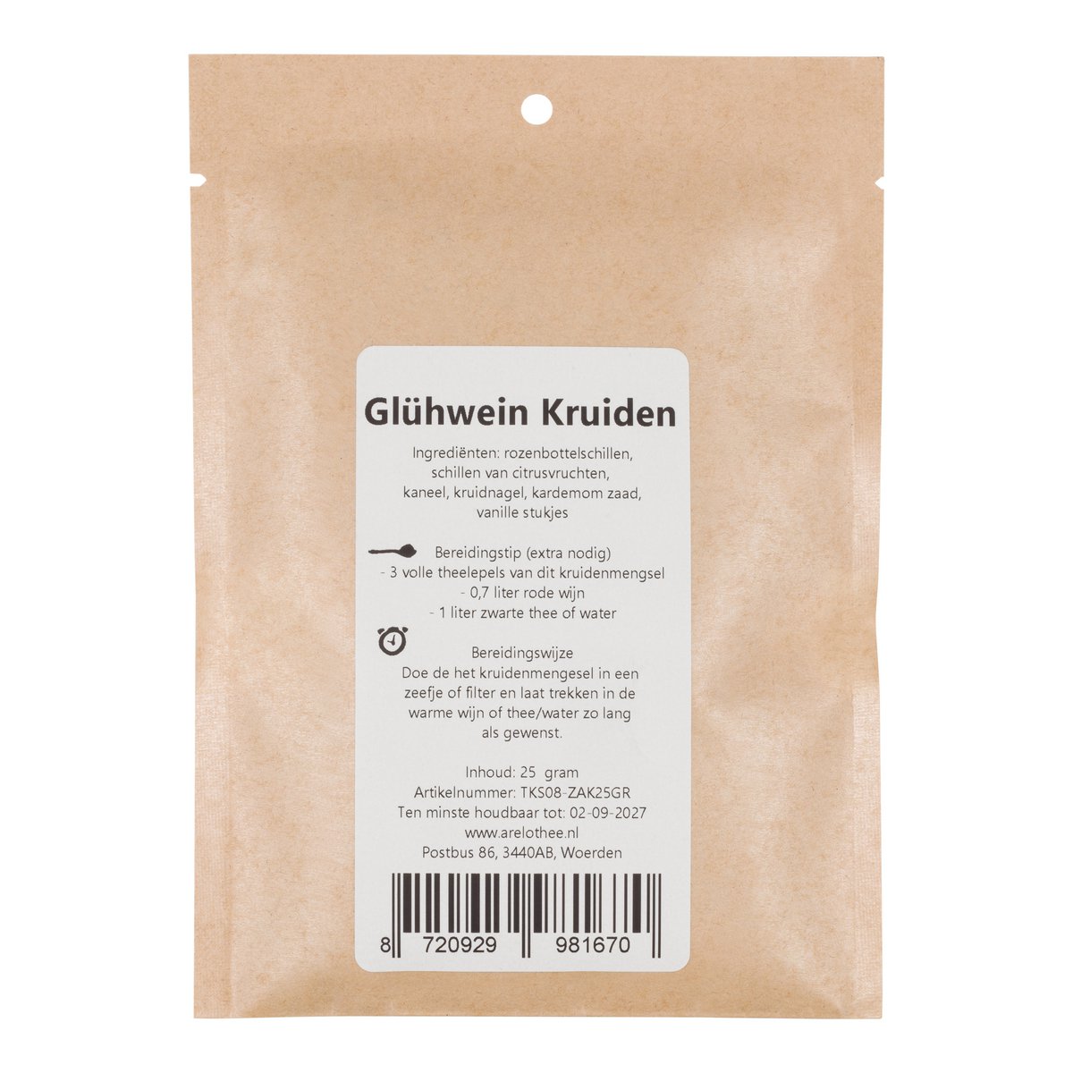 Glühwein herb bag - 25 grams