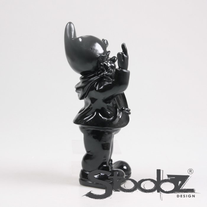 Stoobz Design Gnomo F*ck You Negro | 16x12x32cm