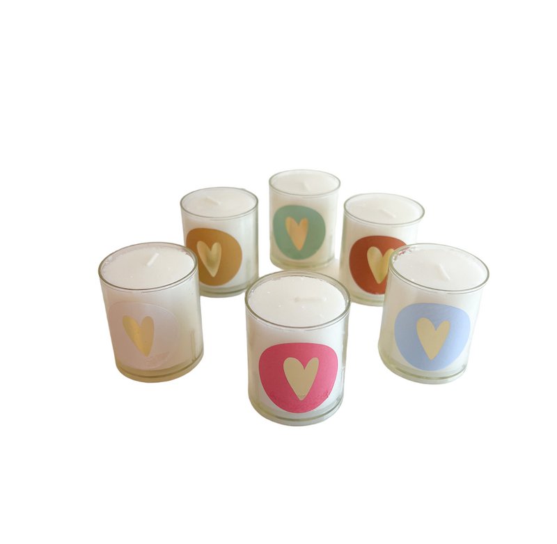 Atmosphere candle Heart Mint green