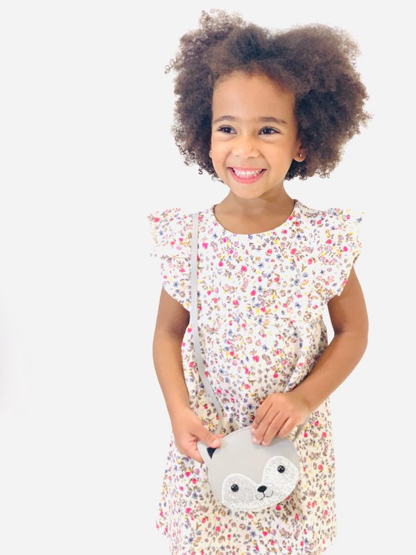 Sac bandoulière enfant - Gaspard Gris