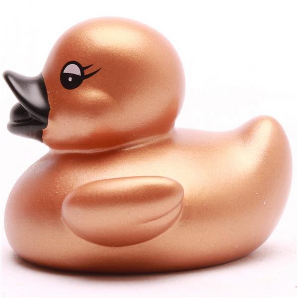 Bath duck mini - gold - rubber duck