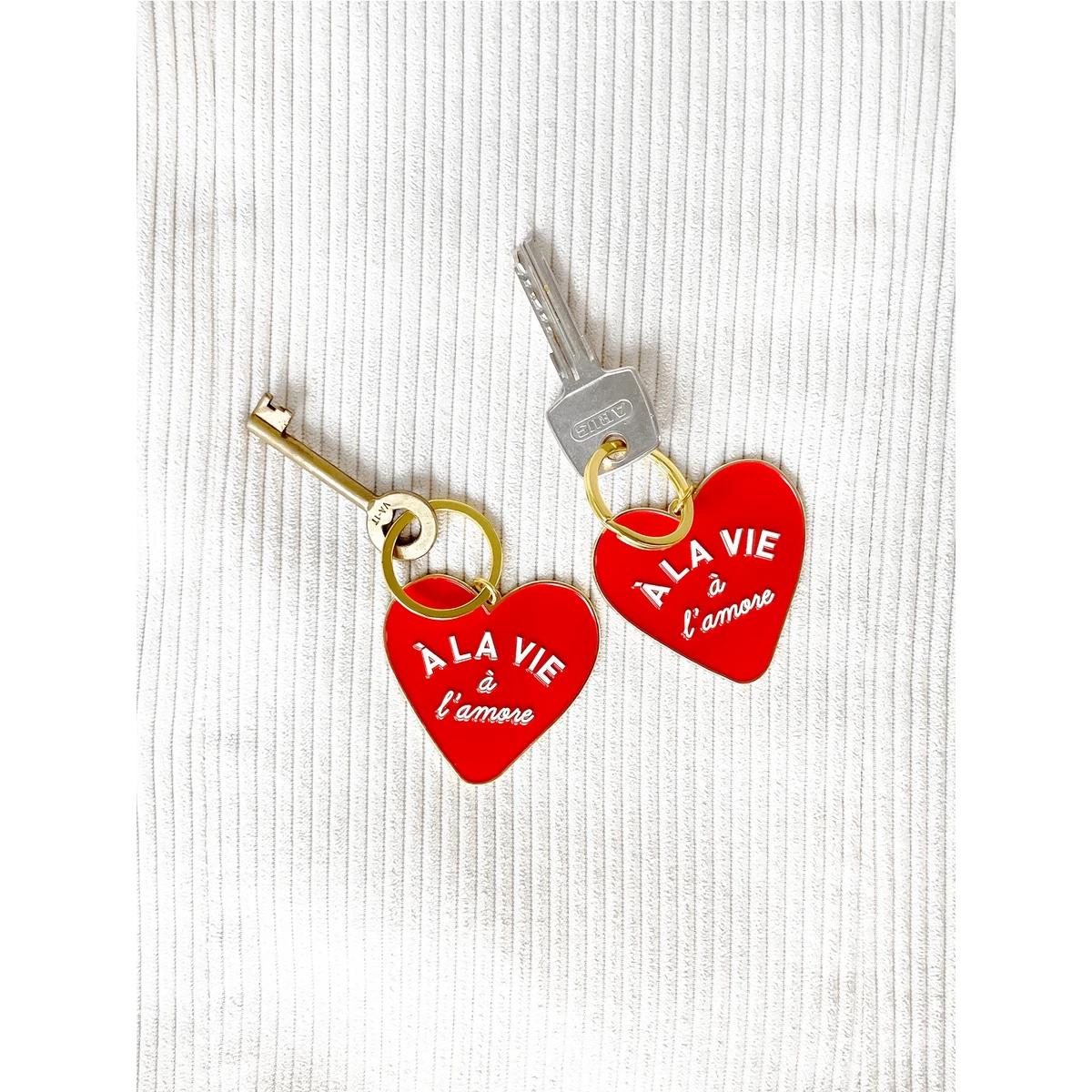 heart key ring