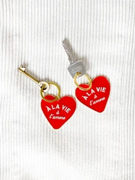 heart key ring