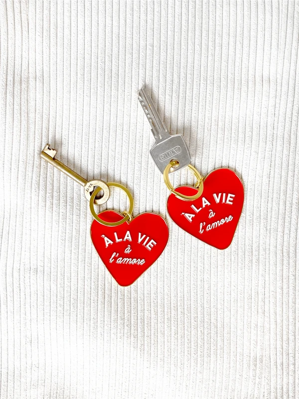 heart key ring