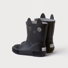 Stivali da pioggia per bambini LOOKICAT Neri
