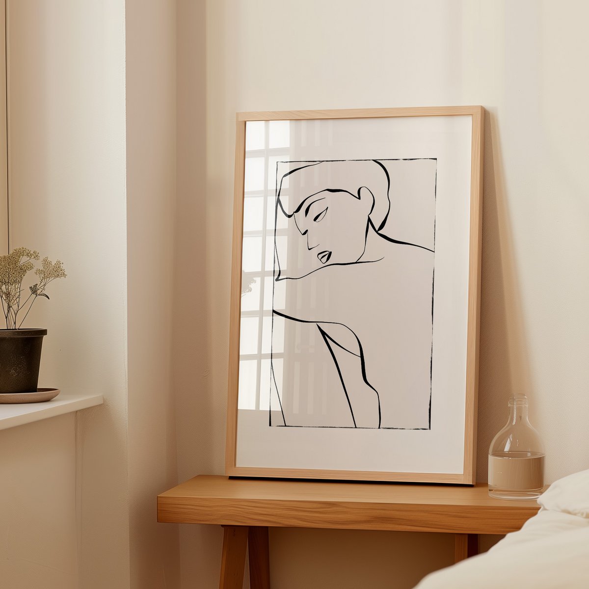 Poster: Thoughtful Woman