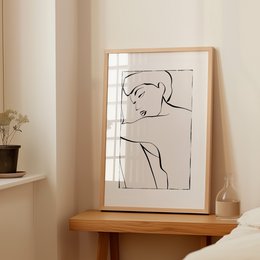 Poster: Thoughtful Woman