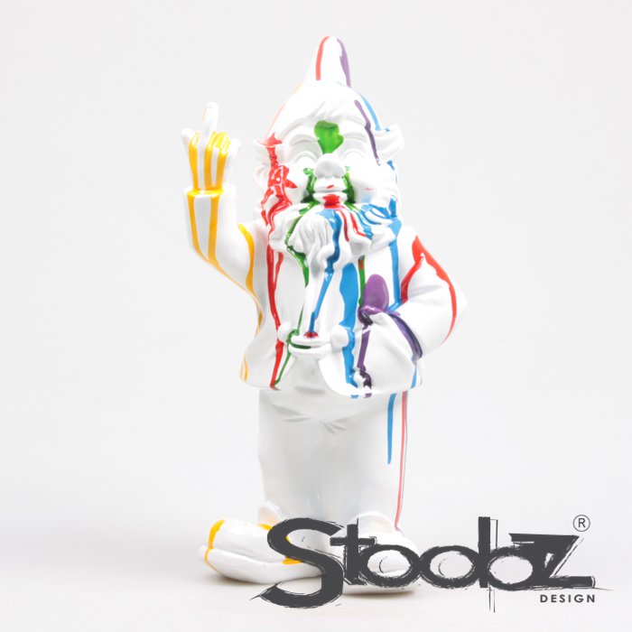 Stoobz Design Zwerg-Mittelfinger-Kunst 32 cm – einzigartiger Design-Hingucker